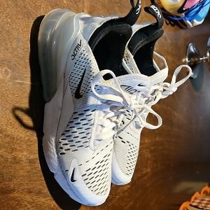 Nike White and Black Air Max Sneakers